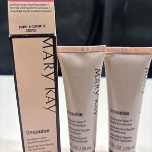 2 MaryKay TimeWise Luminous Wear Liquid Foundation Ivory6 038702 Normal Dry Skin